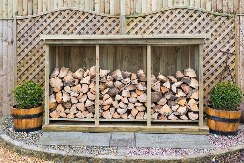 Wood log storage deals