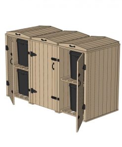 Bellus 6 Recycling Box Storage Unit