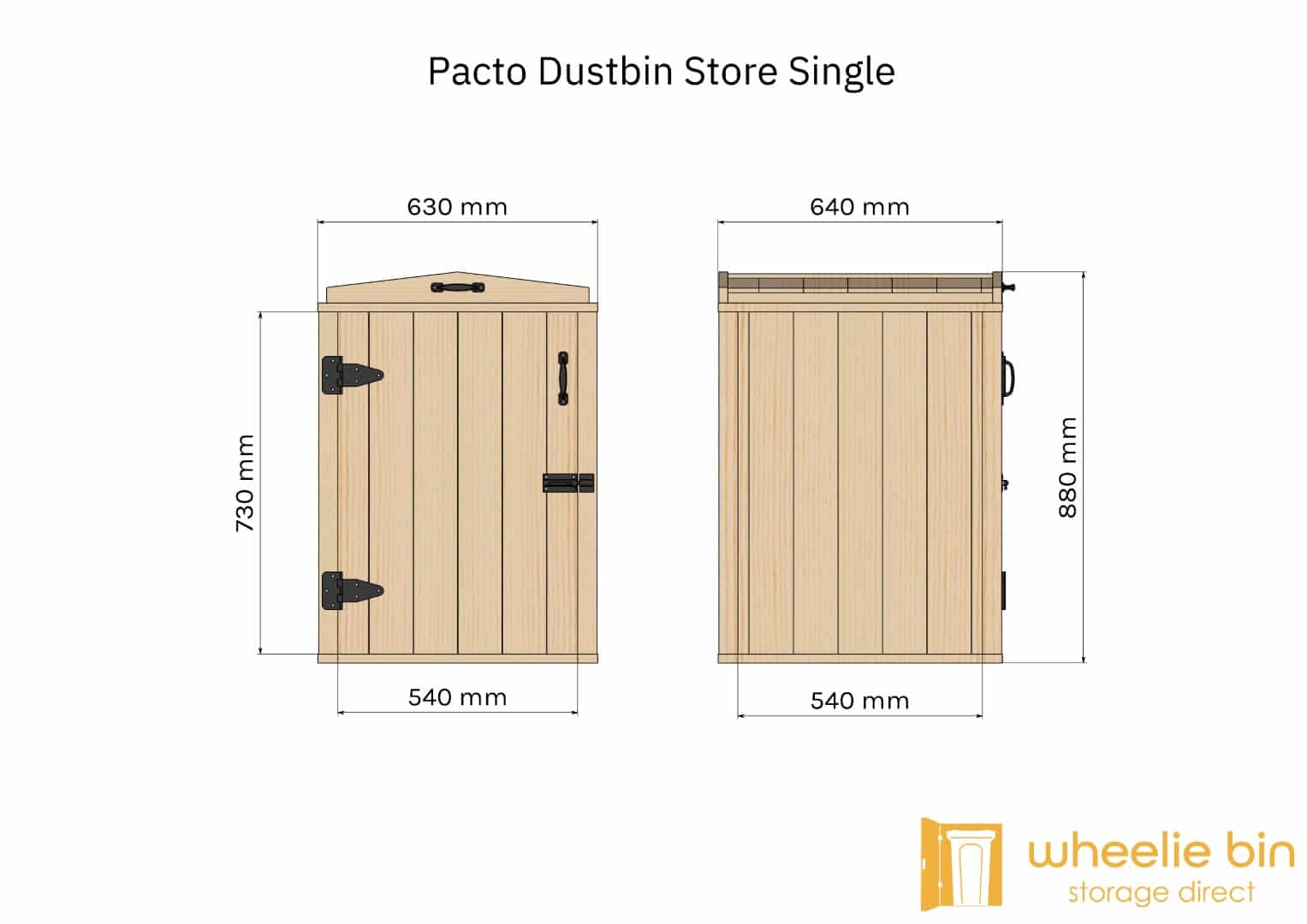 pacto dustbin storage